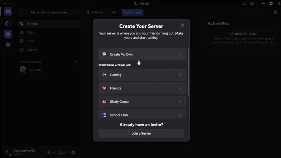 Discord invite join screen for Keep the Door Locked